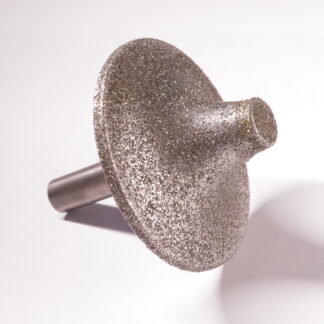 3 cm R x 3" OD Half Bullnose - 30/40 Diamonds