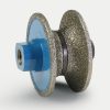 1 1/2" Full Bullnose with Center Washer & Water - 30/40 Diamonds